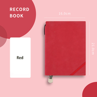 A5 rétro en cuir PU souple carnet de notes en peau de mouton lacé cahier de travail de bureau réunion d'affaires utiliser cahier frais avec bande