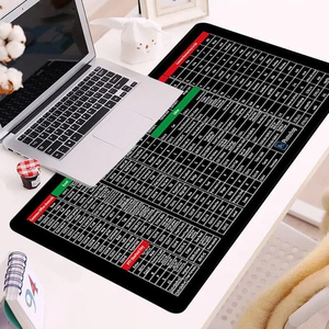Chiave rapida Super grande tastiera antiscivolo con modello di scorciatoie per Software per ufficio, gioco con bordo cucito 90x40mm - Product Image 3