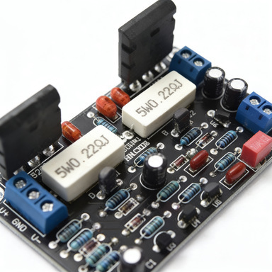2SC5200+2SA1943 Mono 100W Finished Post Amplifier Board High-power Mono