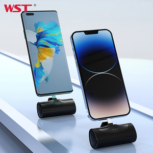 Buona qualità di piccola capacità del nuovo prodotto elettronico piccolo supporto 5000mah Mini Power Bank con Plug-in - Product Image 3