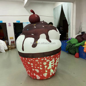 Modelo de Helado Inflable <span class=keywords><strong>Gigante</strong></span>, Decoración Realista de <span class=keywords><strong>Copa</strong></span> de Pastel Inflable para Promoción de Actividades y Eventos - Product Image 4
