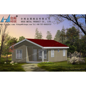 Hege Light Steel Frame Villa Modern Design <b>Prefab</b> <b>House</b> for Residential Use - Product Image 1