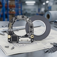 Encodeur Rotatif Magnétique Absolu Arcsec Drive ECoder, 11mm Creux, Interface RS485 24 bits pour Moteur de Robot