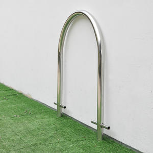 Soportes para Bicicletas en Forma de U Invertida, Montaje en Superficie, <span class=keywords><strong>Aro</strong></span> de Acero Inoxidable para Bicicletas - Product Image 5