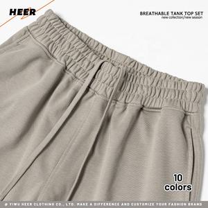 Gilet con stampa personalizzata Hip Hop all'ingrosso da uomo girocollo Streetwear in cotone due pezzi canottiera Set corto - Product Image 3