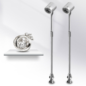 Xoay đồ trang sức đồng hồ hiển thị trường Hợp <span class=keywords><strong>Led</strong></span> <span class=keywords><strong>Mini</strong></span> Spotlight triển lãm truy cập hàng thủ công cổ Showcase ánh sáng - Product Image 1