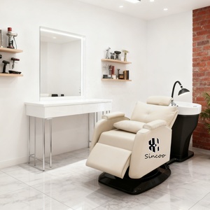 Fabricantes de muebles de salón Barbería Salón de belleza Equipo de <span class=keywords><strong>spa</strong></span> Retrolavado Masaje de espalda eléctrico Silla de champú con tazón - Product Image 5