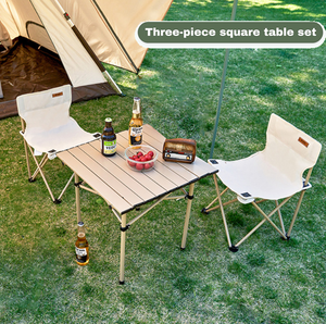 <span class=keywords><strong>Set</strong></span> Leggero e Moderno di Sedia e Tavolo Pieghevoli per Campeggio e Picnic, Arredamento Portatile per Esterni - Product Image 2