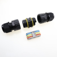 Connecteur de câble étanche M25 en cuivre, bloc de jonction IP68 anti-poussière à pression, 400V, pour câblage industriel
