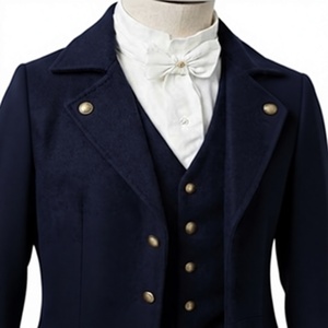 Veste de smoking noire sur mesure pour homme, style victorien, uniforme formel d'extérieur - Product Image 6