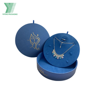 LOGO personnalisé imprimé tube rond bijoux boîte cadeau bracelet boucle d'oreille bague collier boîte à bijoux emballage