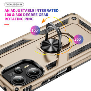 Vente chaude antichoc armure 360 degrés rotatif métal porte-anneau voiture étui de téléphone portable pour <span class=keywords><strong>Xiaomi</strong></span> 11 12 13 14 T <span class=keywords><strong>Pro</strong></span> Lite - Product Image 3