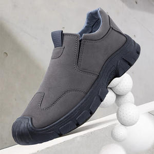Nouvelles Chaussures de Sécurité Homme Printemps-Automne à Semelles Épaisses, Antidérapantes et Résistantes à l'Usure, Chaussures Chunky Décontractées pour le Travail en Extérieur - Product Image 1