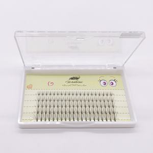 Pestañas Postizas de Fibra Sintética Hechas a Mano con Diseño de <span class=keywords><strong>Hada</strong></span> de las Flores para Aplicación en el Medio de las Pestañas - Product Image 3