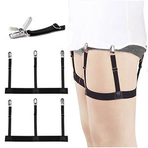 Bretelles à bande élastique pour hommes Bretelles Bretelles décontractées avec clips de chemise et noeud papillon 3 pièces/ensemble pour réunion désherbage - Product Image 4