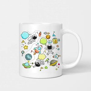 Mug à café en céramique écologique personnalisable, design personnalisé pour hôtel, restaurant, mariage - Tasse à thé promotionnelle, cadeau - Product Image 2