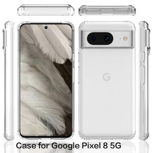 <span class=keywords><strong>Coque</strong></span> antichoc entièrement transparente pour Google Pixel 8 7a 6a 7 6 Pro 5a 5 5G Anti-chute tendance nouvelle couverture souple coques arrière de téléphone - Product Image 6
