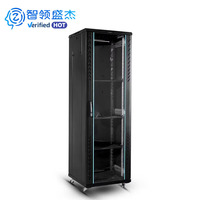 Armoire de serveur pour centre de données 42U, 19 pouces, 600x1000x2055mm, armoire réseau sur pied, en acier, verrouillable, noire, en stock