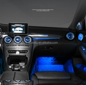 Luce ambiente Kit 4D Tweeter altoparlante turbina uscita aria 64 colori LED luci ambiente per Mercedes-Benz classe C W205 GLC <span class=keywords><strong>X253</strong></span> - Product Image 6