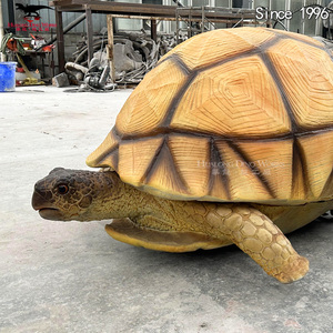 Alta calidad al aire libre zoológico animal <span class=keywords><strong>robot</strong></span> diversión animatronic caminar tortuga modelo - Product Image 5