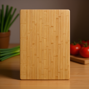 Tabla de cortar de bambú de 13.8x19.7x1.6 pulgadas, superficie de corte rectangular antibacteriana para uso en la cocina - Product Image 2