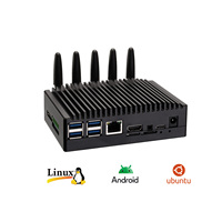 Mini PC Rockchip Android Ubuntu Buildroot de Tamaño Reducido con POE, HDMI, USB Tipo-C, RS232, TTL, RS485 para IoT Industrial