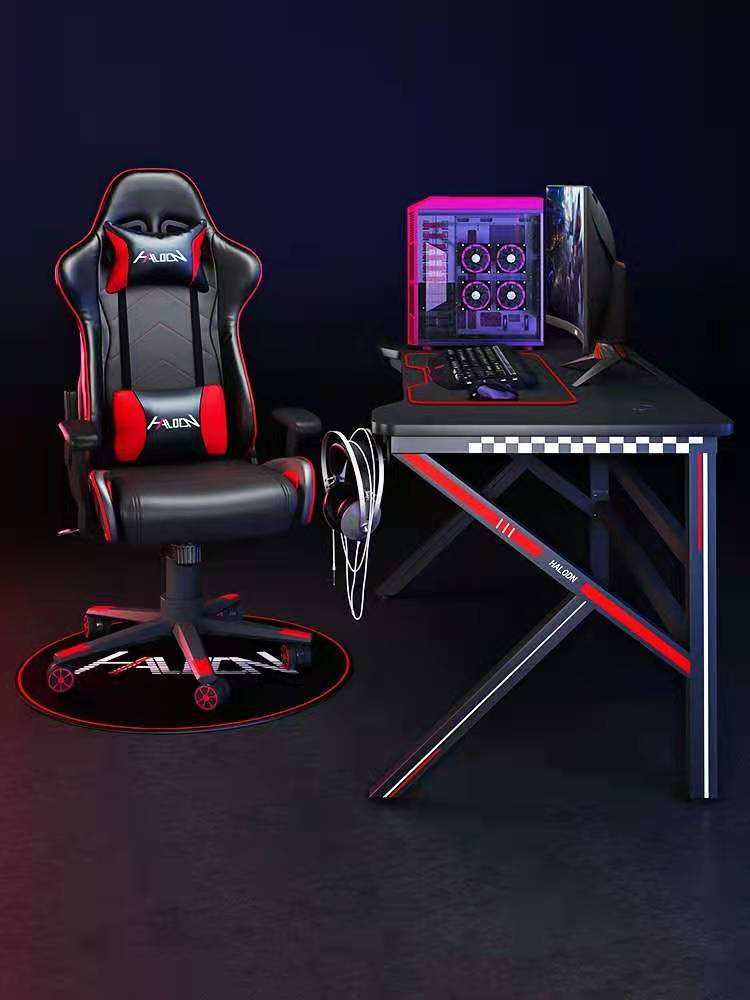 ORANGLES 2025 Comprehensive E-Sports Gaming Desk Set | Novel RGB Computer Table with Monitor Stand, Cup Holder & Headphone Hook – Complete Gamer Workstation (Kuwait) - angled perspective - presenting advantages - Image 4 of 5 | fits any environment | Purchase 2025 Comprehensive E-Sports Gaming Desk Set | Novel RGB Computer Table with Monitor Stand, Cup Holder & Headphone Hook – Complete Gamer Workstation (Kuwait) Michigan | Free Shipping ORANGLES