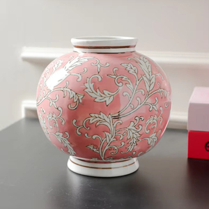 Jarrón de porcelana azul y blanca hecho a mano, florero de cerámica estilo dinastía <span class=keywords><strong>Song</strong></span> china para centros de mesa de boda, decoración del hogar - Product Image 3