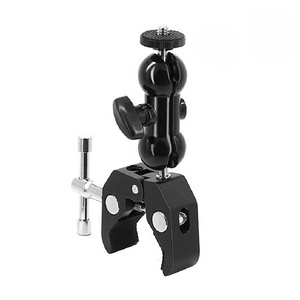 Accessoires photo Takenoken : <span class=keywords><strong>Super</strong></span> pince griffe de crabe en aluminium et bras magique à double rotule pour moniteurs LCD - Product Image 1