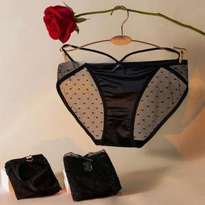 3 Pack All Over Lace Thongs for Ladies Underwear - Product Image 1