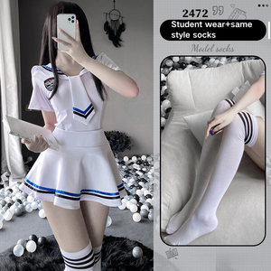 Ventes chaudes Lingerie sexy Ensemble féminin Uniformes doux Erotique JK Cosply Perspective Uniformes de marin Jeux de rôle Costumes Étudiant - Product Image 5