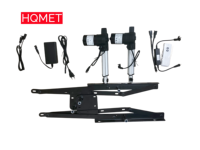 Mécanisme de lit électrique Hong Qi avec vérin à gaz robuste, cadre métallique, modèle compact HQ-L716w185 pour rangement