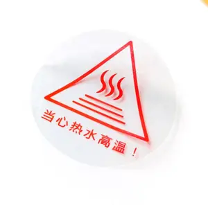 Impresión de logotipo personalizado estampado de metal la pegatina de sello autoadhesiva impresión transparente pegatinas de plástico de vinilo transparente personalizadas