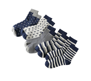 طقم جوارب رجالي من القطن بتصميم كاجوال للأعمال مع شعار سفلي - Product Image 4