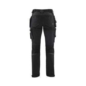 BLAKLADER - 719216459998C48 Women's 4-way <b>stretch</b> craftsman <b>trousers</b> <b>Black</b>/Dark grey - EAN 7330509742068 WORK <b>TROUSERS</b> - Product Image 2
