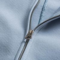 Sweat-shirt à capuche court pour femme RICK TOP ONE, 14 oz de coton, fermeture éclair sur le devant, automne-hiver