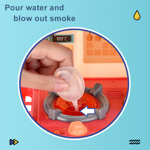 Yrb bébé semblant jouer jeu jouet ensemble Mini Table à manger ensemble <span class=keywords><strong>de</strong></span> <span class=keywords><strong>cuisine</strong></span> son et lumière caractéristiques garçons filles matière plastique - Product Image 5