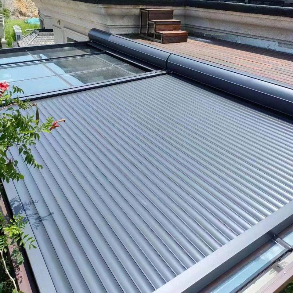 Skylight Window Aluminum Rolling Shutter Awning Retractable skylight-window-aluminum-rolling-shutter-awning-retractable