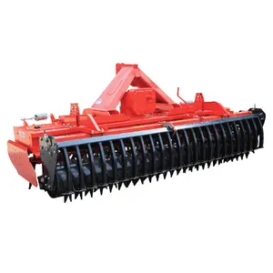 Farm use high efficiency small tractor pto driven rotary power harrow with best price