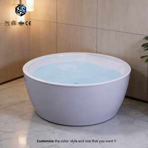 Bañera Ovalada Moderna Independiente para en Interiores Venta al por Mayor de Fábrica, para Baños Domésticos Hoteles de Villas - Product Image 2