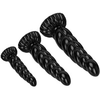 Delove Tentacle, gros gode anal réaliste pour femmes, noir, imperméable, monstre géant en PVC