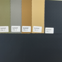 Tissu en cuir PU respirant, imperméable, anti-moisissure, résistant à l'abrasion, style vintage pour vêtements ou confections (250GSM)