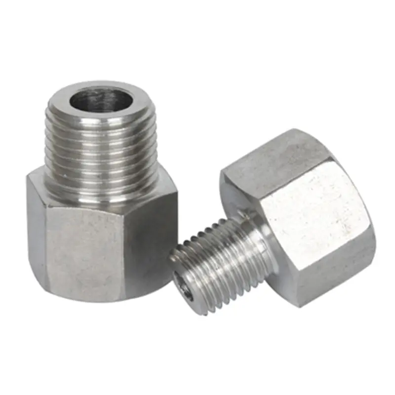 Wholesale custom Stainless steel 304/316 male/female 1/8"-4" hex reducing bushing stainless steel reducer adapter