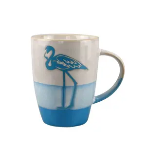 北欧彩色陶瓷咖啡杯带标志杯供应商定制杯可定制批发瓷杯中国高杯