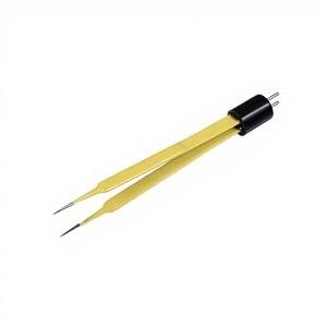 BISONS - Herramienta Manual de Acero Inoxidable para Joyería, Antiadherente, Estilo Americano, Venta al por Mayor # 5 Pinzas Bipolares Reutilizables de 12 cm con Punta de 0.5 mm - Product Image 1