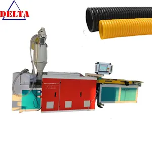 Absaugwasserschlauch-Extrudermaschine Wellrippe weicher elektrischer Schutz Staubsauger Shisha Rohrproduktionslinie