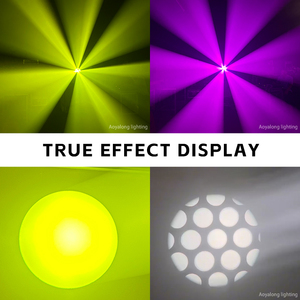 Projecteur à tête mobile 3-en-1 Prism <span class=keywords><strong>King</strong></span> 480W, contrôlé <span class=keywords><strong>DMX</strong></span> RDM, pour éclairage de scène, club, théâtre, fête, spectacle en direct et projets d'éclairage - Product Image 3
