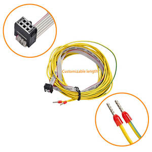 Harnais de câblage électronique personnalisé IDC 2.54 vers borne à aiguille, isolé en PVC - Product Image 2