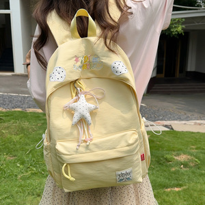 Japanese style ins creative niche minimalist versatile wear-resistant large capacity cute <b>backpack</b> - Product Image 3
