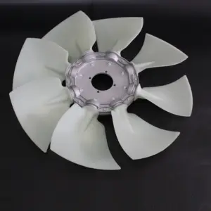 Excavator Fan Blade Diesel Engine Cooling Fan Blade Rubber Fan Blade